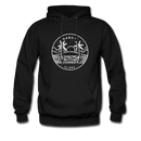 Hawaii Hoodie - State Design Unisex Hawaii Hooded Sweatshirt - black