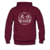 Hawaii Hoodie - State Design Unisex Hawaii Hooded Sweatshirt - burgundy