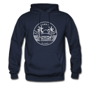 Hawaii Hoodie - State Design Unisex Hawaii Hooded Sweatshirt - navy