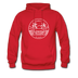 Hawaii Hoodie - State Design Unisex Hawaii Hooded Sweatshirt - red