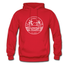 Hawaii Hoodie - State Design Unisex Hawaii Hooded Sweatshirt - red