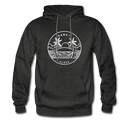 Hawaii Hoodie - State Design Unisex Hawaii Hooded Sweatshirt - charcoal gray