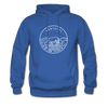 Kentucky Hoodie - State Design Unisex Kentucky Hooded Sweatshirt - royal blue