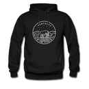 Kentucky Hoodie - State Design Unisex Kentucky Hooded Sweatshirt - black