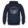 Kentucky Hoodie - State Design Unisex Kentucky Hooded Sweatshirt - navy