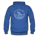Louisiana Hoodie - State Design Unisex Louisiana Hooded Sweatshirt - royal blue