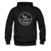 Louisiana Hoodie - State Design Unisex Louisiana Hooded Sweatshirt - black