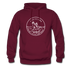 Louisiana Hoodie - State Design Unisex Louisiana Hooded Sweatshirt - burgundy