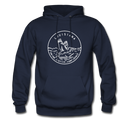 Louisiana Hoodie - State Design Unisex Louisiana Hooded Sweatshirt - navy