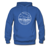 Kansas Hoodie - State Design Unisex Kansas Hooded Sweatshirt - royal blue