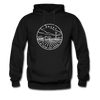 Kansas Hoodie - State Design Unisex Kansas Hooded Sweatshirt - black