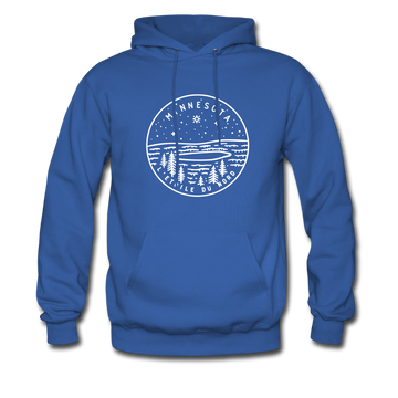 Minnesota Hoodie - State Design Unisex Minnesota Hooded Sweatshirt - royal blue
