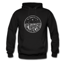 Minnesota Hoodie - State Design Unisex Minnesota Hooded Sweatshirt - black