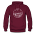 Minnesota Hoodie - State Design Unisex Minnesota Hooded Sweatshirt - burgundy