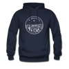 Minnesota Hoodie - State Design Unisex Minnesota Hooded Sweatshirt - navy