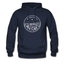 Minnesota Hoodie - State Design Unisex Minnesota Hooded Sweatshirt - navy