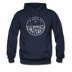 Minnesota Hoodie - State Design Unisex Minnesota Hooded Sweatshirt - navy