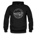 Maryland Hoodie - State Design Unisex Maryland Hooded Sweatshirt - black