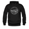 Maryland Hoodie - State Design Unisex Maryland Hooded Sweatshirt - black