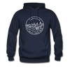 Maryland Hoodie - State Design Unisex Maryland Hooded Sweatshirt - navy