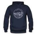Maryland Hoodie - State Design Unisex Maryland Hooded Sweatshirt - navy
