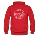 Maryland Hoodie - State Design Unisex Maryland Hooded Sweatshirt - red