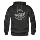 Maryland Hoodie - State Design Unisex Maryland Hooded Sweatshirt - charcoal gray