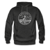 Massachusetts Hoodie - State Design Unisex Massachusetts Hooded Sweatshirt - charcoal gray