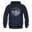 Michigan Hoodie - State Design Unisex Michigan Hooded Sweatshirt - navy