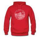 Michigan Hoodie - State Design Unisex Michigan Hooded Sweatshirt - red