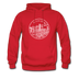 Michigan Hoodie - State Design Unisex Michigan Hooded Sweatshirt - red