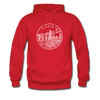 Michigan Hoodie - State Design Unisex Michigan Hooded Sweatshirt - red