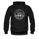 Nebraska Hoodie - State Design Unisex Nebraska Hooded Sweatshirt - black