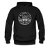 Nebraska Hoodie - State Design Unisex Nebraska Hooded Sweatshirt - black