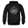 Nebraska Hoodie - State Design Unisex Nebraska Hooded Sweatshirt - black