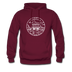 Nebraska Hoodie - State Design Unisex Nebraska Hooded Sweatshirt - burgundy