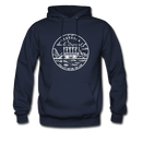 Nebraska Hoodie - State Design Unisex Nebraska Hooded Sweatshirt - navy