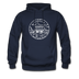 Nebraska Hoodie - State Design Unisex Nebraska Hooded Sweatshirt - navy