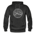 New Hampshire Hoodie - State Design Unisex New Hampshire Hooded Sweatshirt - charcoal gray