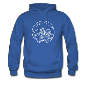 New Mexico Hoodie - State Design Unisex New Mexico Hooded Sweatshirt - royal blue