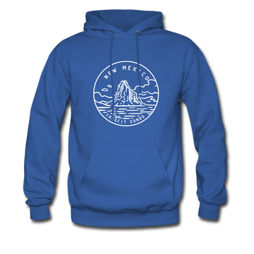 New Mexico Hoodie - State Design Unisex New Mexico Hooded Sweatshirt - royal blue