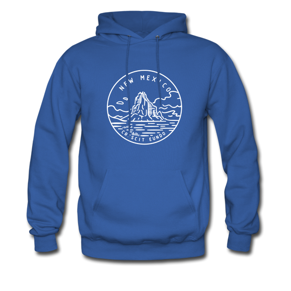 New Mexico Hoodie - State Design Unisex New Mexico Hooded Sweatshirt - royal blue
