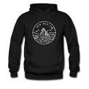New Mexico Hoodie - State Design Unisex New Mexico Hooded Sweatshirt - black
