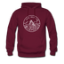 New Mexico Hoodie - State Design Unisex New Mexico Hooded Sweatshirt - burgundy