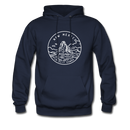 New Mexico Hoodie - State Design Unisex New Mexico Hooded Sweatshirt - navy