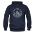 New Mexico Hoodie - State Design Unisex New Mexico Hooded Sweatshirt - navy