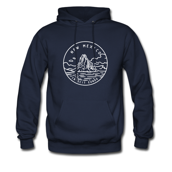 New Mexico Hoodie - State Design Unisex New Mexico Hooded Sweatshirt - navy