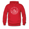 New Mexico Hoodie - State Design Unisex New Mexico Hooded Sweatshirt - red