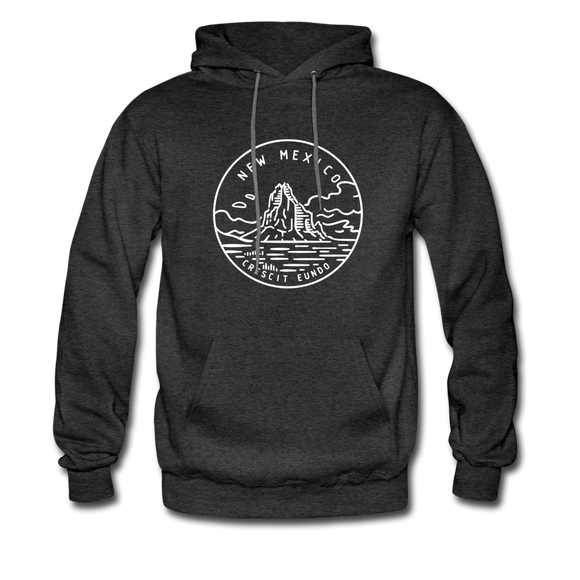 New Mexico Hoodie - State Design Unisex New Mexico Hooded Sweatshirt - charcoal gray