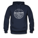 Missouri Hoodie - State Design Unisex Missouri Hooded Sweatshirt - navy